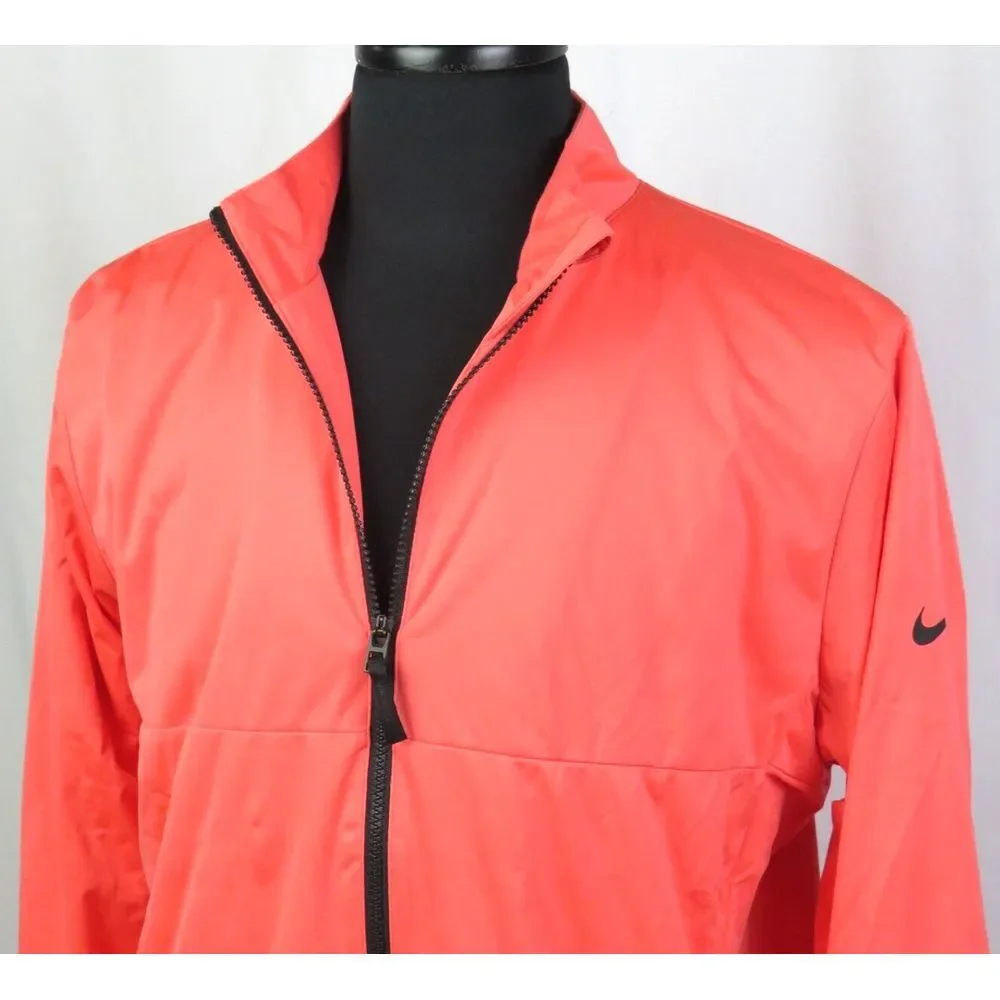 NEW! Men's Nike Golf‎ STORM-FIT Coral Zip-Up Lined Jacket DA2867-814 sz. XL NWT!